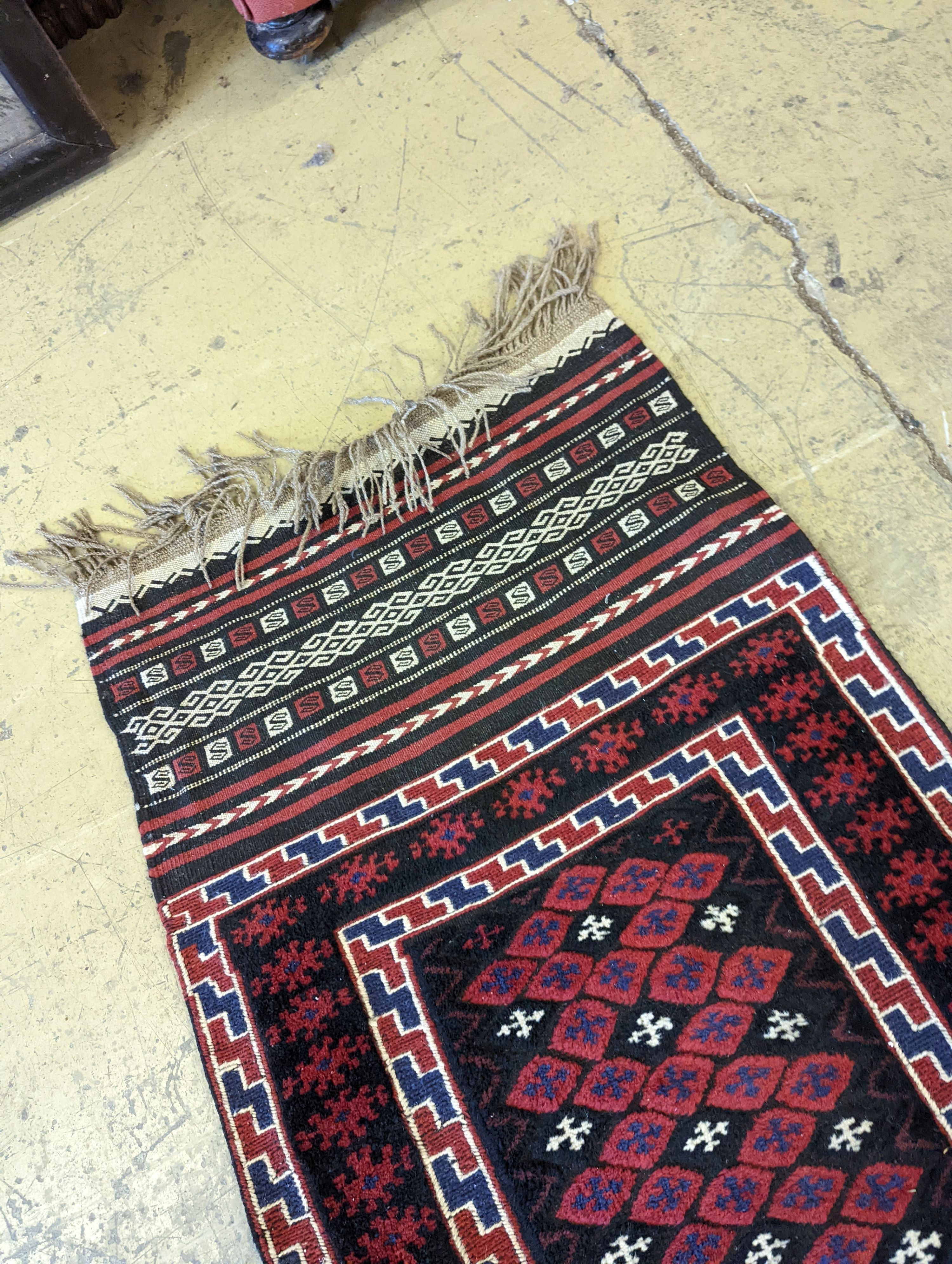 A Kilim flat weave runner, 290 x 62cm